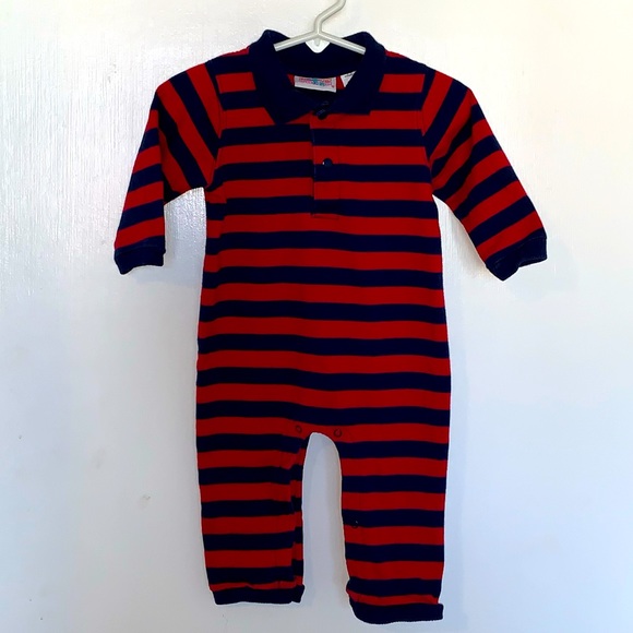 🧸 BUNDLE of Two Small Steps, Rugby One-Piece Bodysuits - Picture 2 of 16